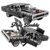 Fast & Furious Dom’s Dodge Charger (42111) MOC Building Block Set 1077PCS Dodge Charger with Light / 1077 Pieces
